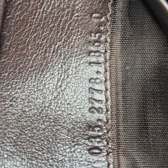 Gucci Dark Brown Bi-Fold Bamboo Leather Wallet - Picture 13 of 17